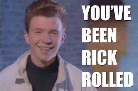 hidden rick roll link|links that lead to rickroll.